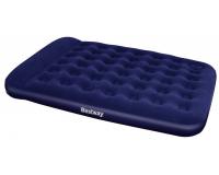 Bestway sötétkék párnás dupla velúr matrac 203 x 152 x 28 cm